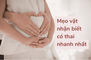 mẹo vặt biết có thai