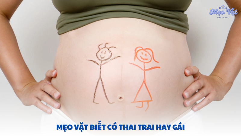 mẹo vặt biết có thai trai hay gái